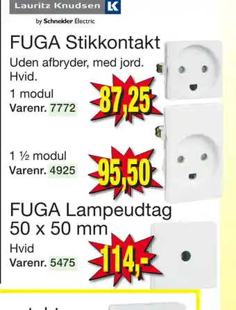 Harald Nyborg Fuga stikkontakt tilbud