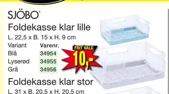 Harald Nyborg Foldekasse klar lille tilbud