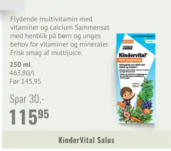 Helsam Kindervital salus tilbud