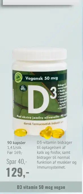 D3 vitamin 50 mcg vegan