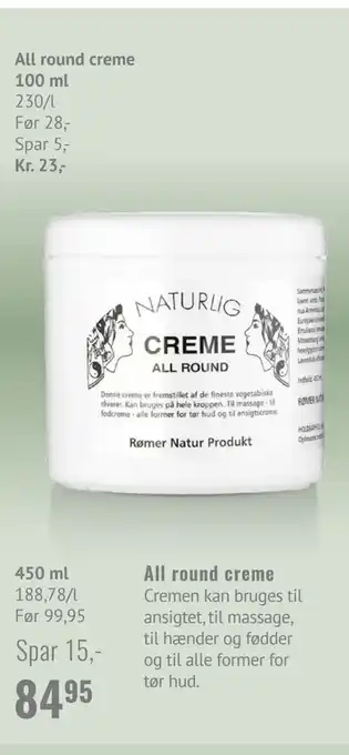 Helsam All round creme tilbud