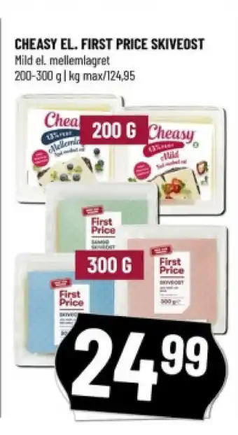 Løvbjerg CHEASY EL. FIRST PRICE SKIVEOST tilbud