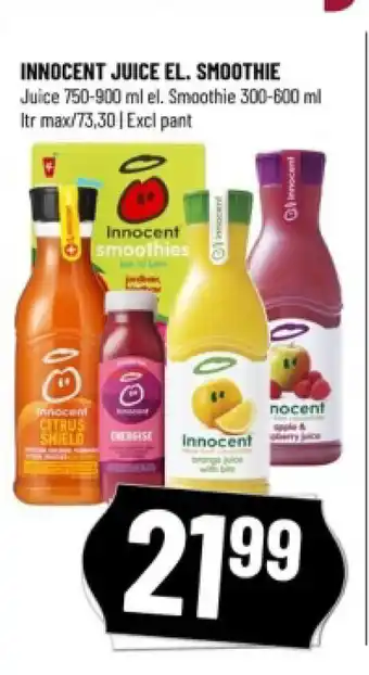 Løvbjerg INNOCENT JUICE EL. SMOOTHIE tilbud