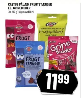 Løvbjerg CASTUS PÅLÆG, FRUGTSTÆNGER EL. GRINEBIDDER tilbud