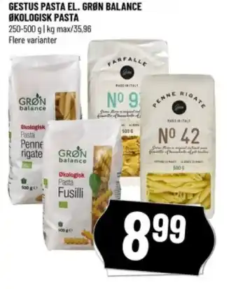 Løvbjerg GESTUS PASTA EL. GRØN BALANCE ØKOLOGISK PASTA tilbud