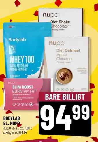 Løvbjerg BODYLAB EL. NUPO tilbud