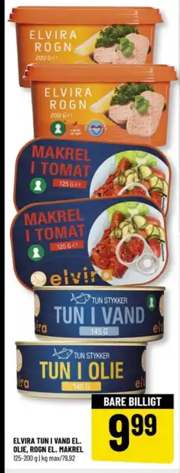 Løvbjerg ELVIRA TUN I VAND EL. OLIE, ROGN EL. MAKREL tilbud