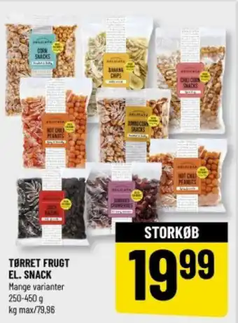 Løvbjerg TØRRET FRUGT EL. SNACK tilbud
