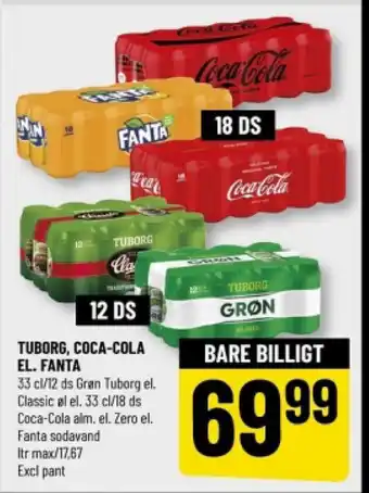 Løvbjerg TUBORG, COCA-COLA EL. FANTA tilbud