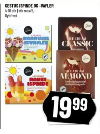 Løvbjerg GESTUS ISPINDE OG -VAFLER tilbud