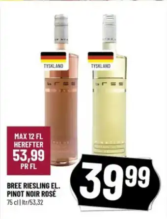 Løvbjerg BREE RIESLING EL. PINOT NOIR ROSÉ tilbud