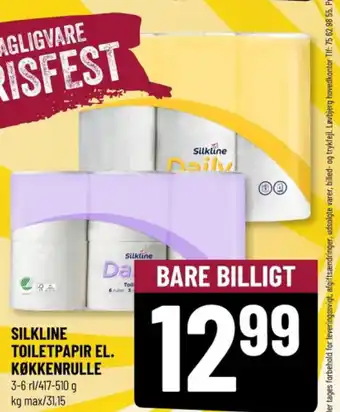 Løvbjerg SILKLINE TOILETPAPIR EL. KØKKENRULLE tilbud