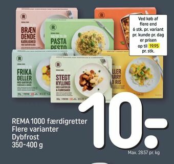 REMA 1000 Rema 1000 færdigretter tilbud