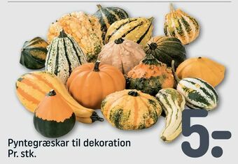 Pyntegræskar til dekoration