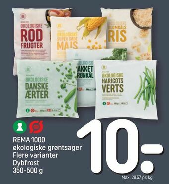 REMA 1000 REMA 1000 økologiske grøntsager tilbud