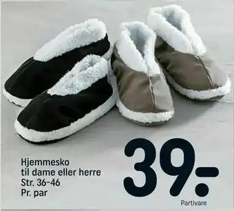 REMA 1000 Hjemmesko til dame eller herre tilbud