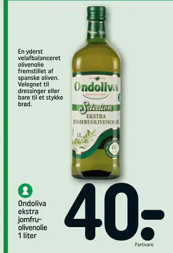 REMA 1000 Ondoliva ekstra jomfru olivenolie tilbud