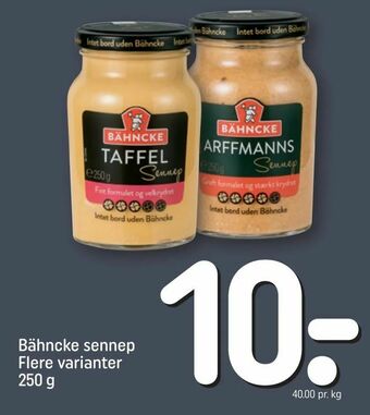 Bähncke sennep