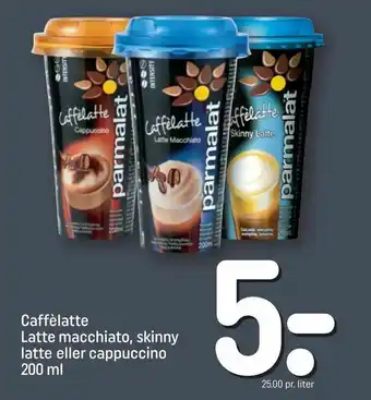 REMA 1000 Caffèlatte Latte macchiato, skinny latte eller cappuccino tilbud