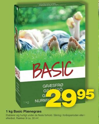Bauhaus 1 kg Basic Plænegræs tilbud