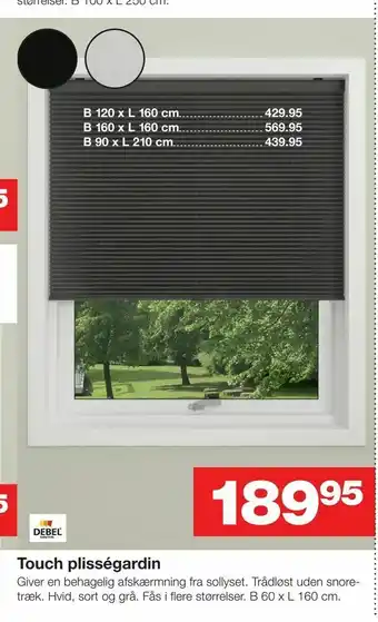 Bauhaus plisségardin tilbud