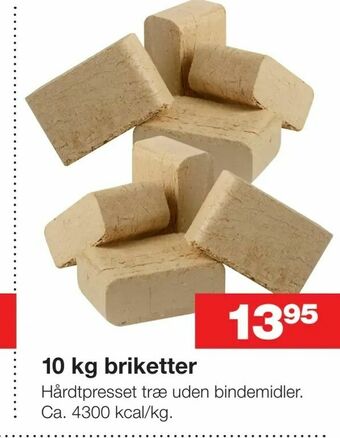 Bauhaus 10 kg briketter tilbud