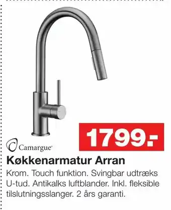 Bauhaus Køkkenarmatur Arran tilbud