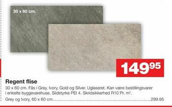 Bauhaus Regent flise tilbud
