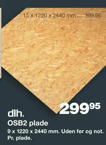 Bauhaus OSB2 plade tilbud