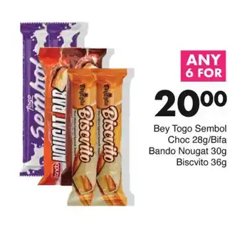 Kaufland Bey Togo Sembol Choc 28g/Bifa Bando Nougat tilbud