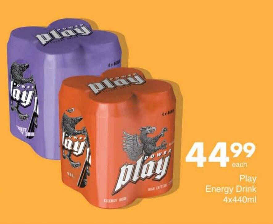 Play Energy Drink 4x440ml tilbud hos Kaufland