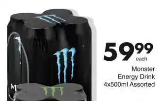 Kaufland DE Monster Energy Drink 4x500ml Assorted tilbud