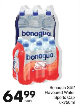 Kaufland Bonaqua Still/ Flavoured Water Sports Cap 6x750ml tilbud