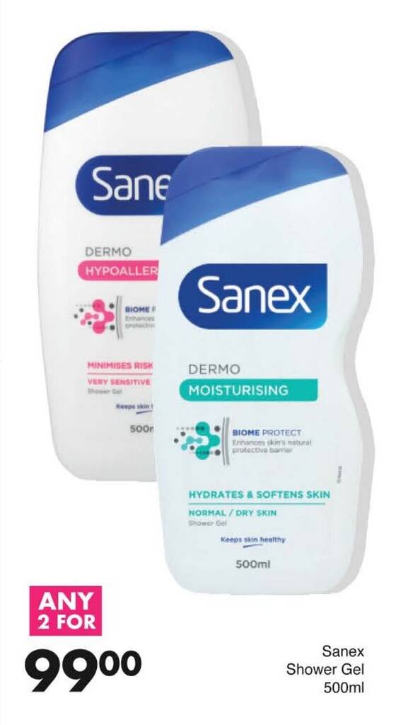Sanex Shower Gel 500ml tilbud hos Kaufland