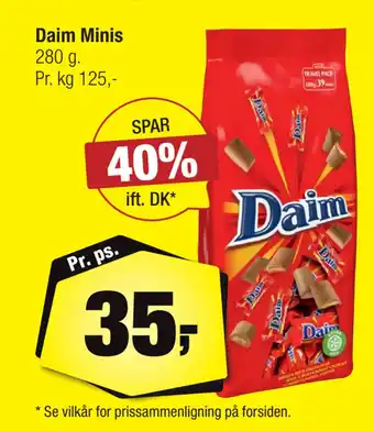 Calle Daim minis tilbud