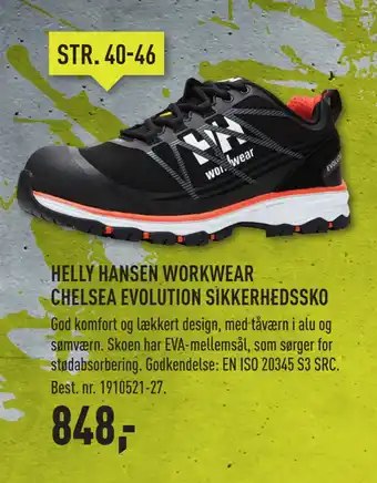 Johannes Fog Helly hansen workwear chelsea evolution sikkerhedssko tilbud