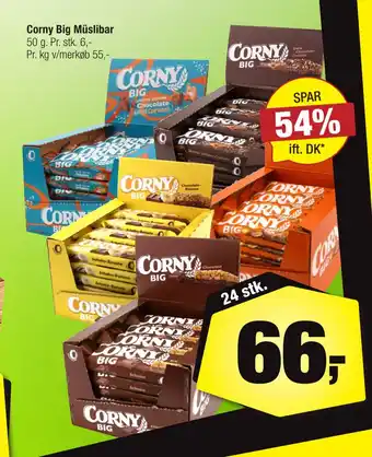 Calle Corny big müslibar tilbud