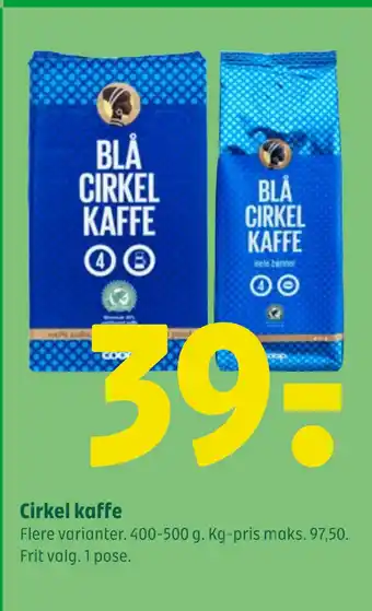 Coop 365 Cirkel kaffe tilbud