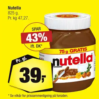Calle Nutella tilbud