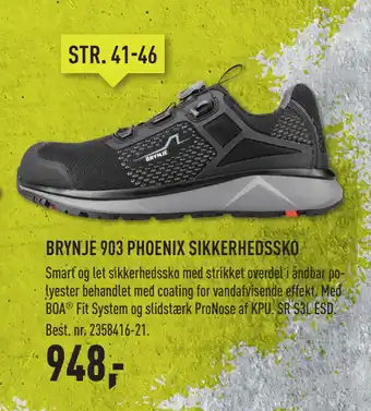 Johannes Fog Brynje 903 phoenix sikkerhedssko tilbud