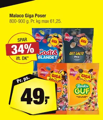 Calle Malaco giga poser tilbud