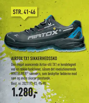 Johannes Fog Airtox tx1 sikkerhedssko tilbud