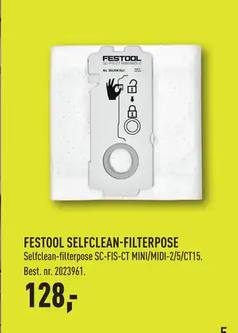 Johannes Fog Festool selfclean-filterpose tilbud