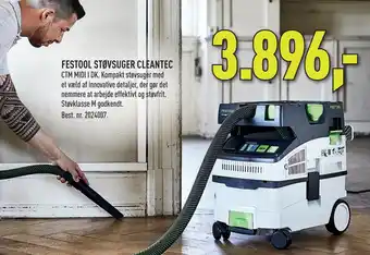 Johannes Fog Festool støvsuger cleantec tilbud