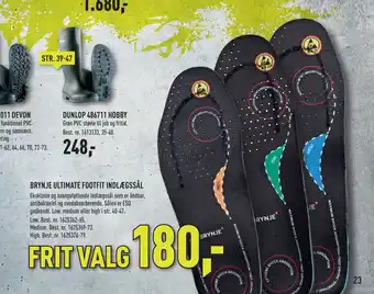 Brynje ultimate footfit indlægssål