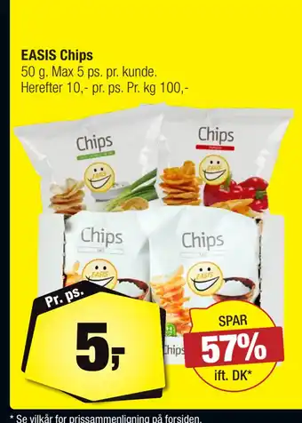 Calle Easis chips tilbud