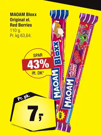 Calle Maoam bloxx original el. red berries tilbud