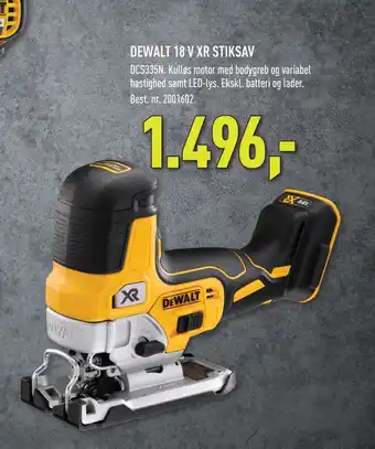 Johannes Fog Dewalt 18 v xr stiksav tilbud