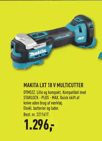 Johannes Fog Makita lxt 18 v multicutter tilbud