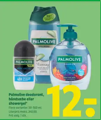 Coop 365 Palmolive deodorant, håndsæbe eller showergel tilbud